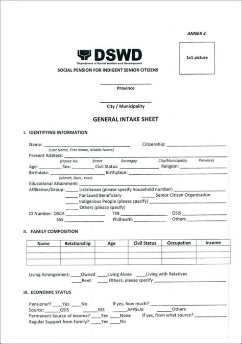 dswd swdi form|Annex A DEPARTMENT OF SOCIAL WELFARE AND .